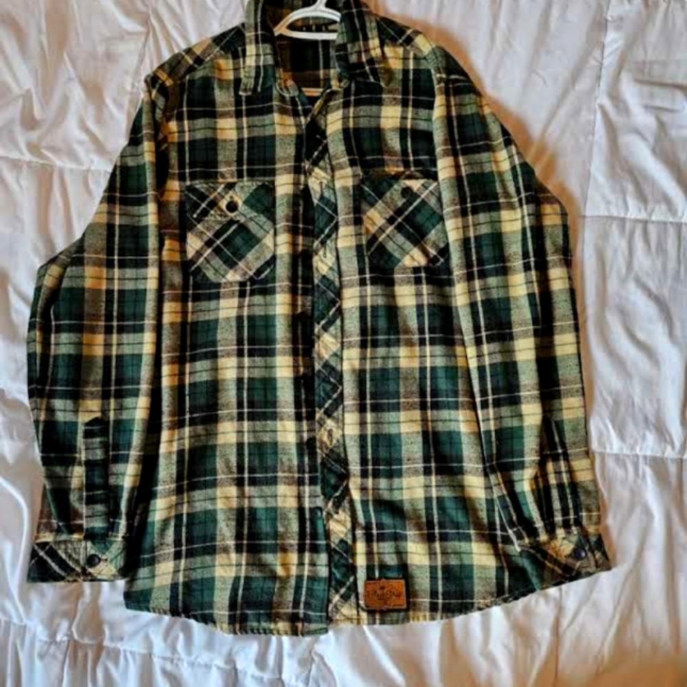 Black strap brand flannel men's large